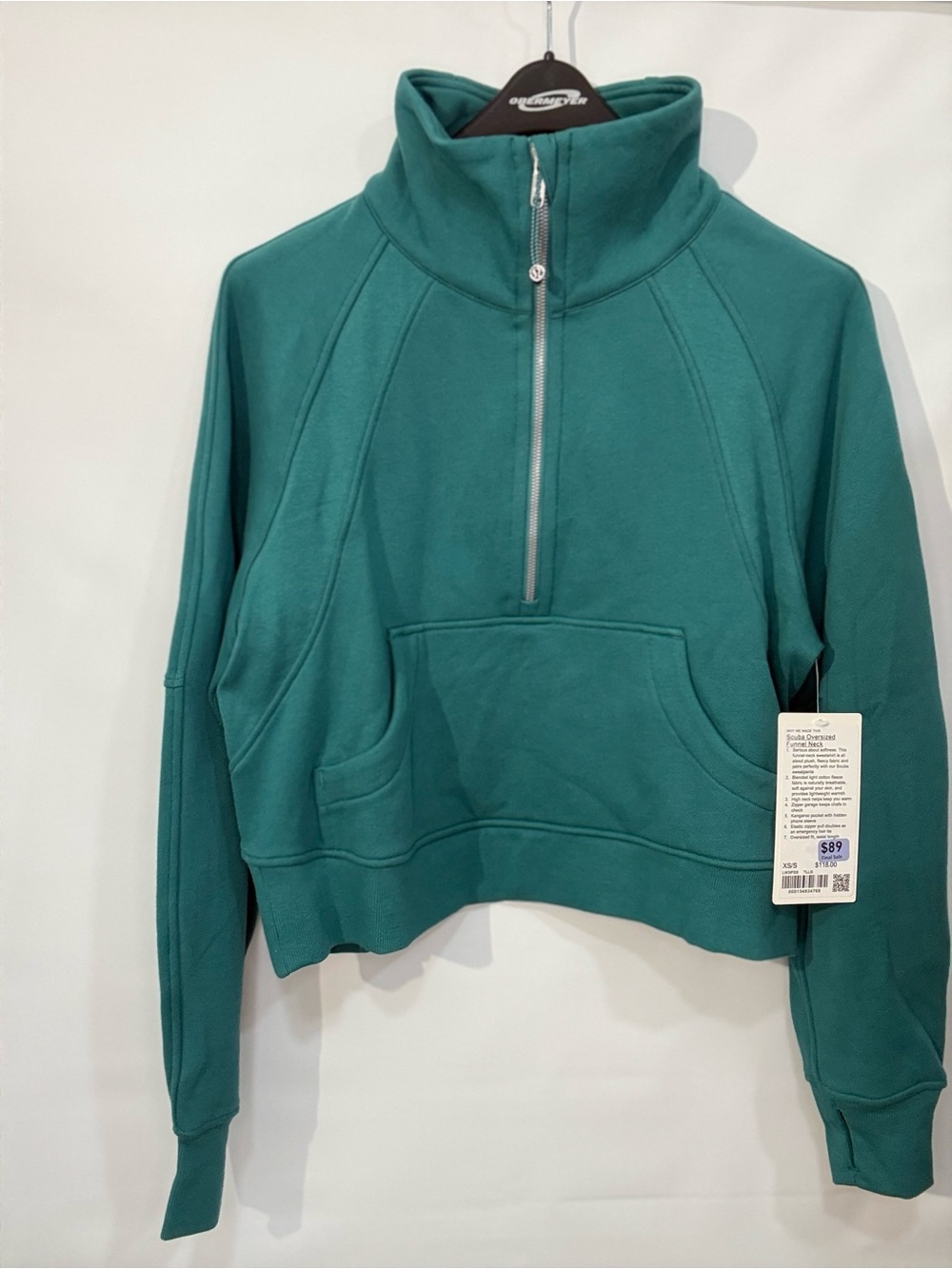 Lululemon scuba, oversized funnel neck TLLG